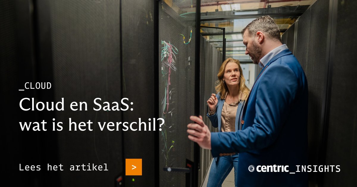 De begrippen cloud en Software as a Service (SaaS) worden nog weleens door elkaar gebruikt. Onterecht, want het zijn verschillende concepten. Wat is het verschil en waar moet je voor kiezen? Kom erachter in dit artikel 👉🏼bit.ly/3RkJ1sU

#cloud #saas #centric #insights