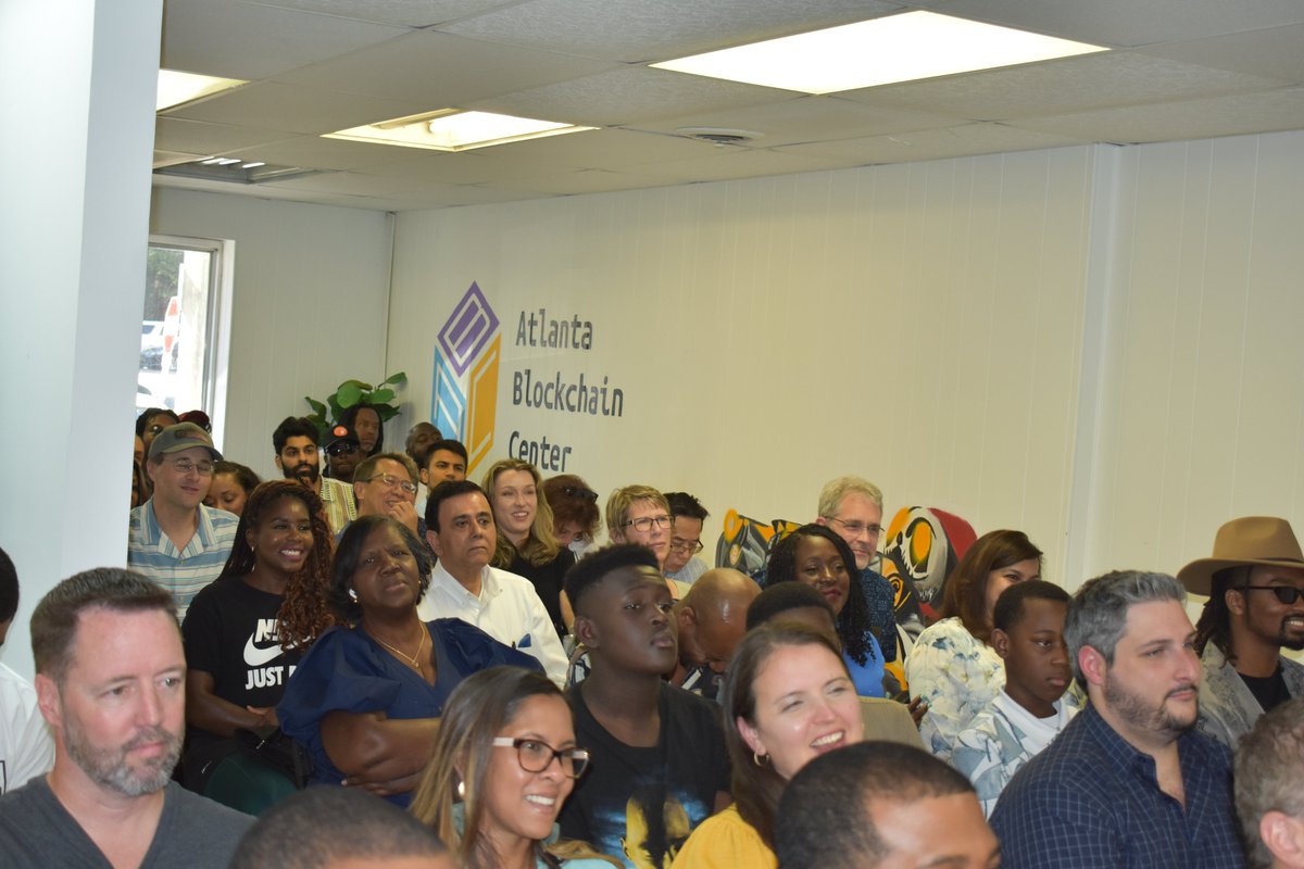 Pitchfest at <a href="/AtlantaChain/">Atlanta Blockchain Center</a> was a big hit last night.  100+ people came out to see pitches from 11 amazing startups. #ATLTechWeek

<a href="/instarailspay/">Instarails</a> received a $25K investment from <a href="/marlonwilliams/">barchef.Ξth</a>. <a href="/vnglestories/">Vngle: The Civic Insights Company</a> and <a href="/nursebloc/">nursebloc</a> took home the 2nd and 3rd place grant prizes.

More/