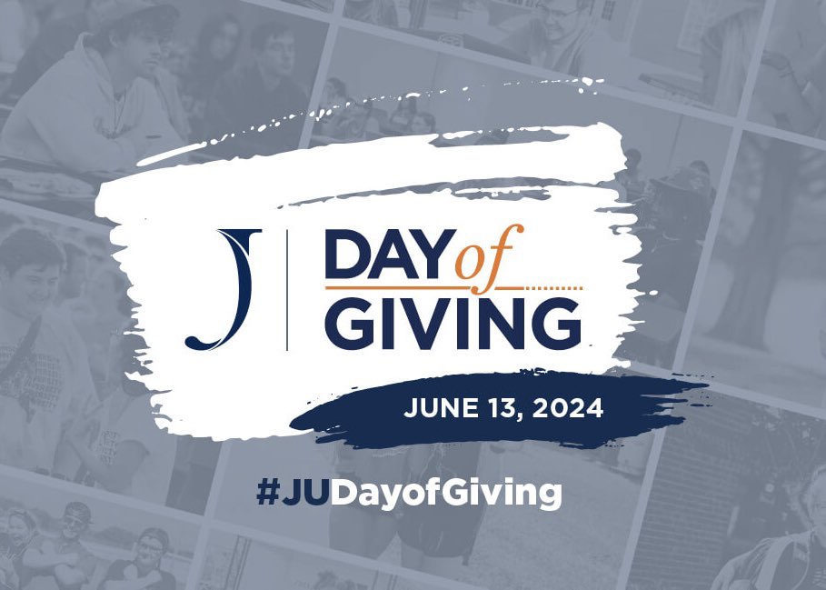 Thursday is Day of Giving and we hope you support JU Athletics. 100% of athletic gifts will go toward the launch of the JU Athletic-Leadership Scholarship Fund. 

#DayOfGiving