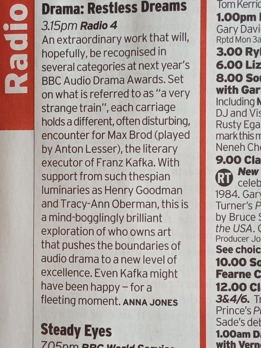 Dan Rebellato is on Bluesky tweet media