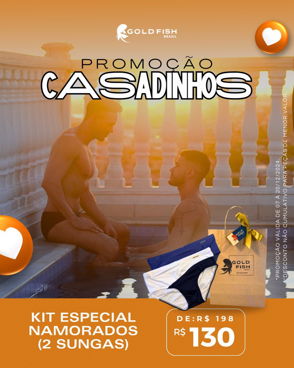 Seu presente de Dia dos Namorados está aqui! 🧡
Escolha duas peças, podem ser de modelos e cores diferentes e monte seu kit. 👏
Promoção válida de 05 à 20/06/2024.

📲 Pedidos via direct ou WhatsApp (85) 99817 6426 (link na bio).
🇧🇷Envios para todas as regiões (calcular frete).
