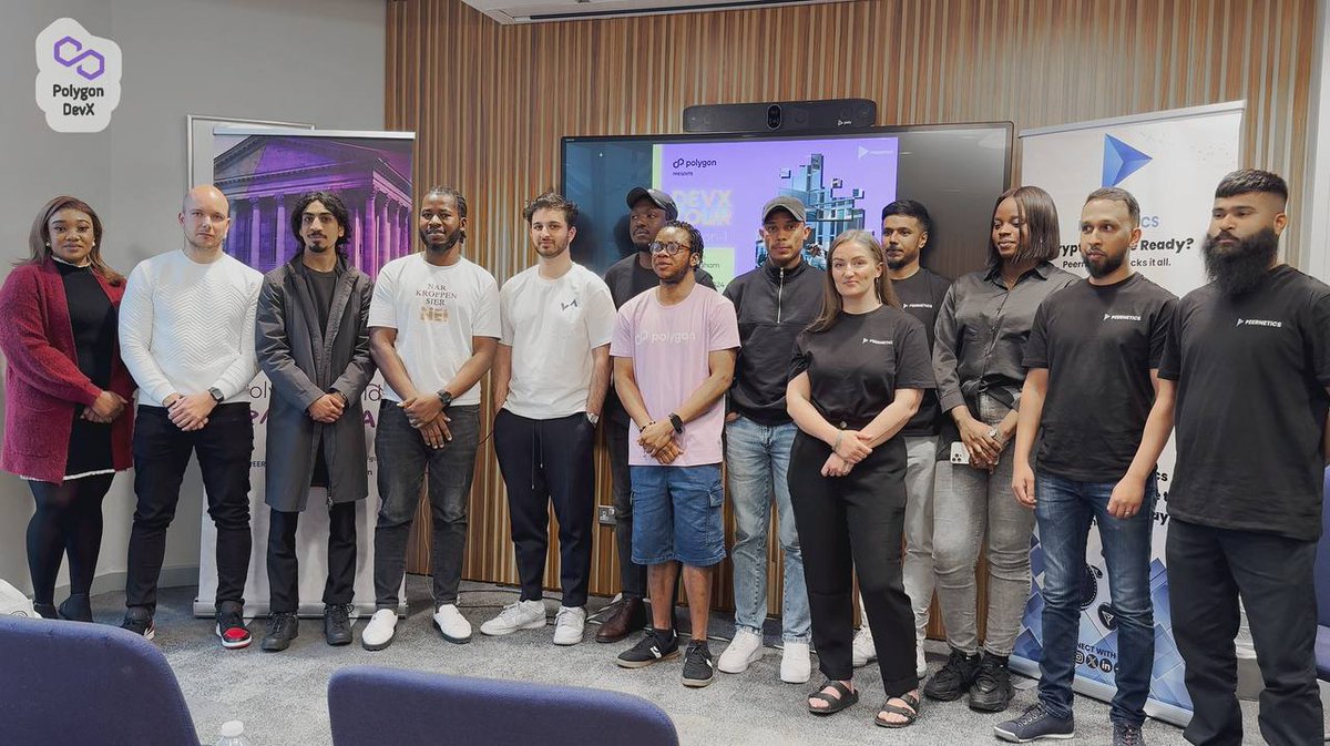 Joined the Polygon DevX Tour in Birmingham! Discussed the latest Web3 technologies, the future of Polygon, and much more. A great place for learning and networking!
<a href="/0xPolygon/">Polygon | POL</a> <a href="/0xPolygonEco/">Polygon Ecosystem</a>