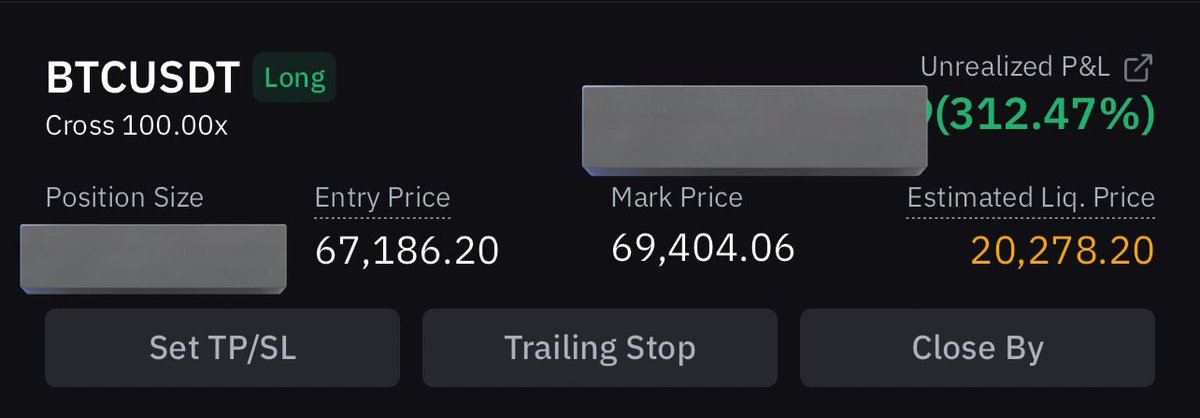 AnsonBalaena's tweet photo. 6/N)
“CyboTrend📈” bot 

$BTC $67,186 -> $69,404 (+3.12%) ✅✅
🟢BOTTOM LONGED 🚀🚀🚀

“CyboTrend📈” alpha doing good! ✨🚀📈

🤩Total +78.97% ROI of capital‼️
Within 2 months
21 April 2024 - 12 June 2024

tomorrow will update trading pnl % here
Now bybit just have 11 June 2024 data.