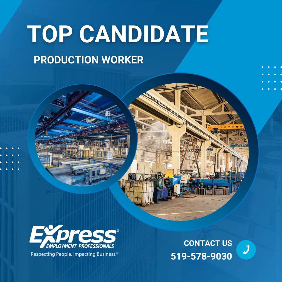 expresskw's tweet image. Top candidate Brian has 20 yrs production experience and is team-oriented and self-motivated. Learn more: Corrina.Carson@ExpressPros.com #KitchenerWaterloo #JobCandidate