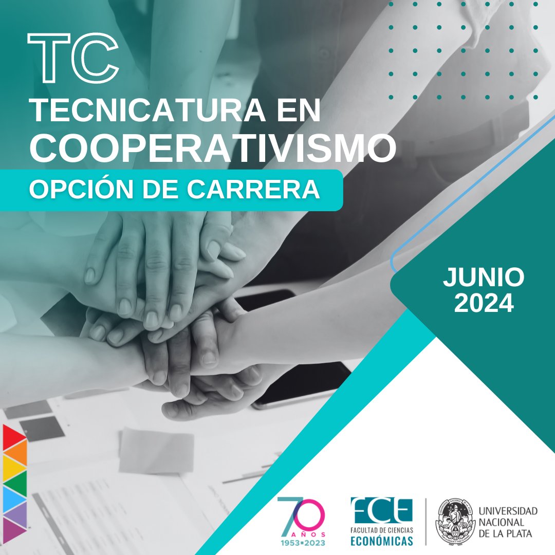 iecoopfceunlp's tweet photo. Elegí la Tecnicatura en #Cooperativismo
JUNIO 2024 - OPCION por la CARRERA.
Se hace a través del sistema SIU-Guaraní de la Facultad.
Más información de la Carrera en https://t.co/bmXtlQJAd0. https://t.co/DE9mglX3mk