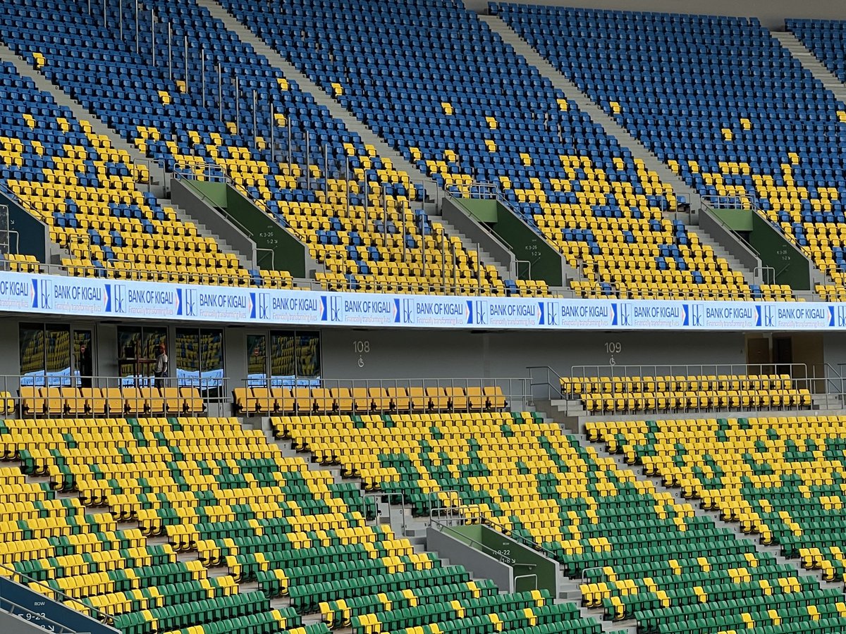 Congratulations Amavubi on your victory against Lesotho! We just visited your next home, what a beauty! #ToMoreWins #NanjyeNiBK 🇷🇼