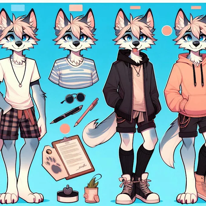 I will draw a cute furry for you!
#digitalart #traditionalart #furrypainting #fursona #furryrefsheet #furryreference #fursona #furryoc #furrydesign #furryclothing * #commissionsopen #commissionart #lookingforartist #hireanartist #artcommissions #fy #sandara_vtuber