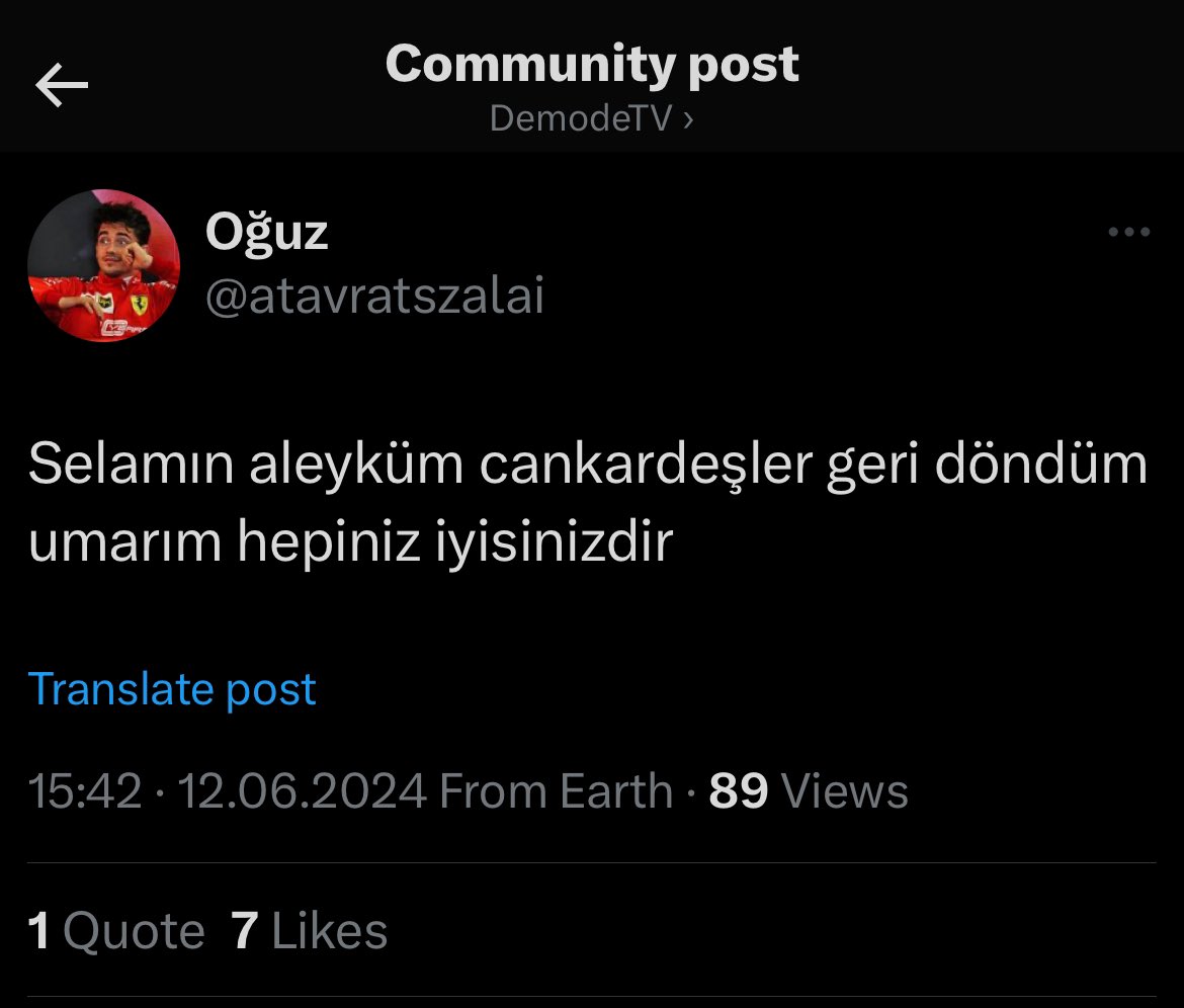 DemodeTopluluk's tweet photo. Yerel seçimlerde bizleri bilgilendiren, topluluğun sevilen ismi @atavratszalai , uzun bir süre sonra geri döndü 🔙 https://t.co/NFUqB55alh