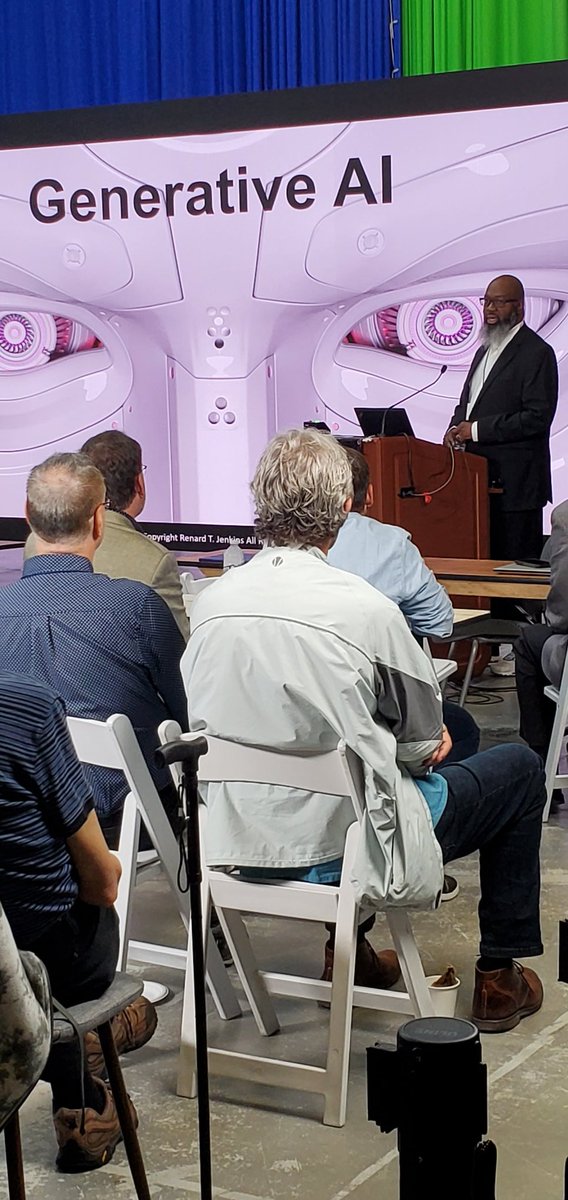 SMPTETor's tweet photo. TTC 2024 - Renard Jenkins, President  of SMPTE giving the Keynote presentation. https://t.co/WkGFNDN0EI