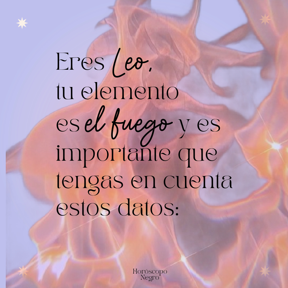 leo_hnegro's tweet photo. Leo, tu elemento es el fuego y aquí van datos interesantes que debes saber 🔮 https://t.co/Y4kj9yQi0e