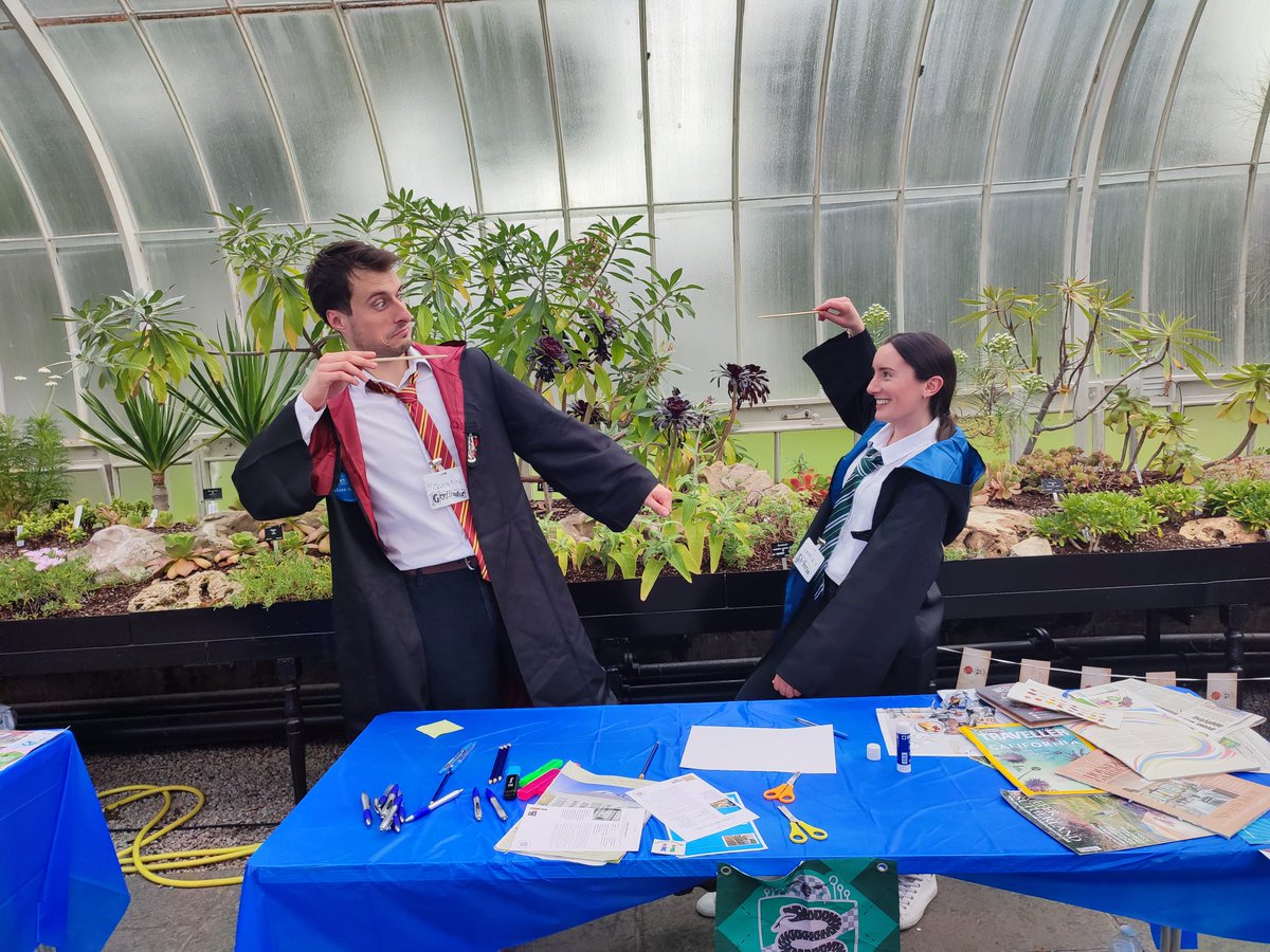 GCUEngagement's tweet image. Another great day at @GlasgowSciFest again today! One activity is focusing on #cocreation for #health & #wellbeing through the lens of #HarryPotter! Pop down to see this & more! @CaledonianNews @GCUReach