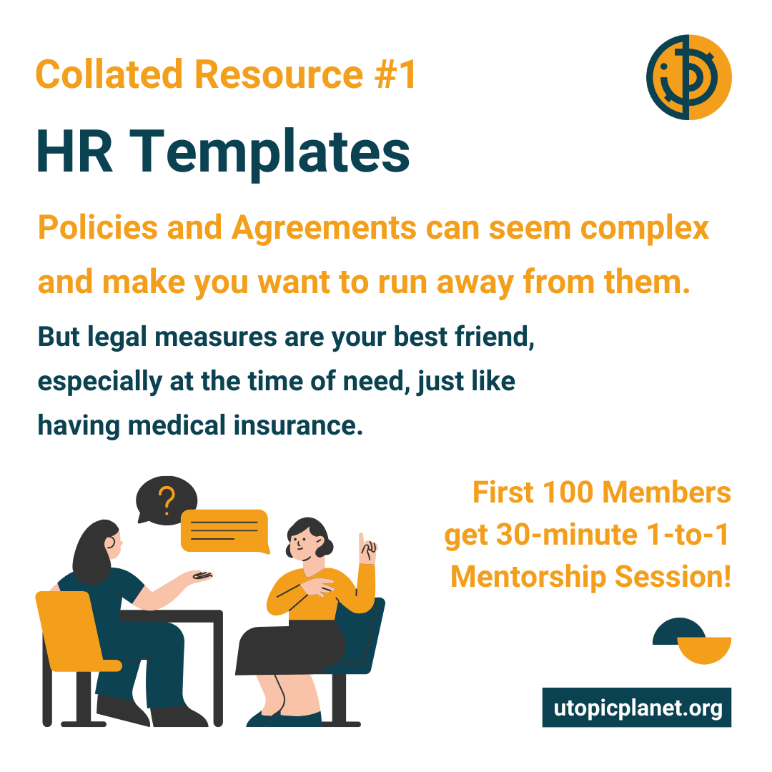 UtopicPlanetOrg's tweet photo. Here’s a set of HR templates for your hiring needs, comment “HR” to get the resource link in your DMs. Make sure you have followed @UtopicPlanetOrg to receive our DM. https://t.co/kgyKOGPKU7
