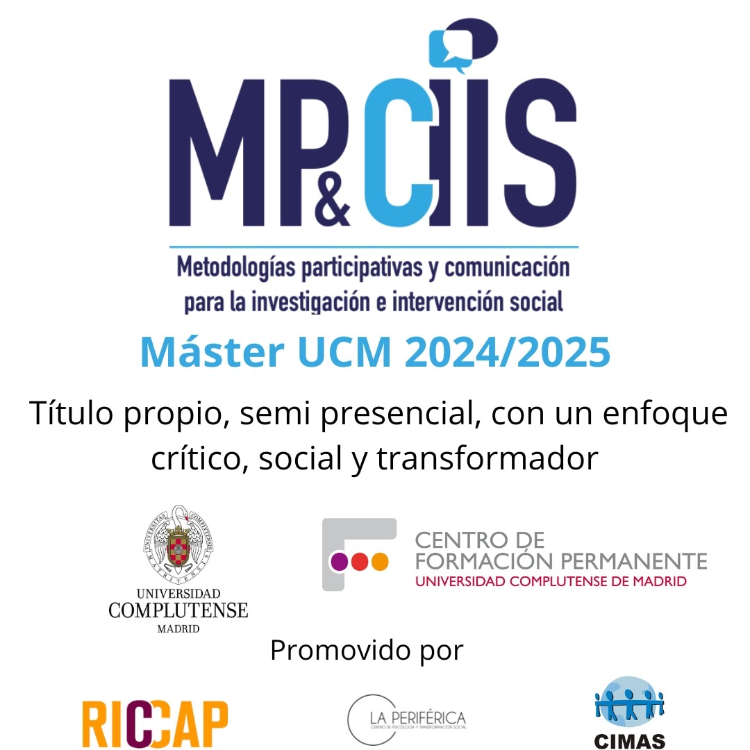 ¡Preinscríbete hasta el 30 de junio y obtén un 10% de descuento en el total del curso!. Más información del Máster en creatividadsocial.es