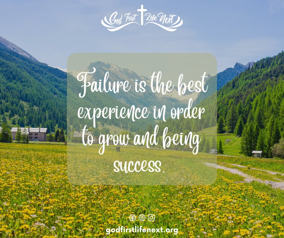 GodFirstLN's tweet image. Embrace setbacks as opportunities to learn and grow. Let each stumble fuel your determination to soar higher. After all, the path to success is paved with lessons learned from failure. ✨

#FailureIsProgress #SteppingStones #LearnAndGrow #Determination #SuccessAhead
