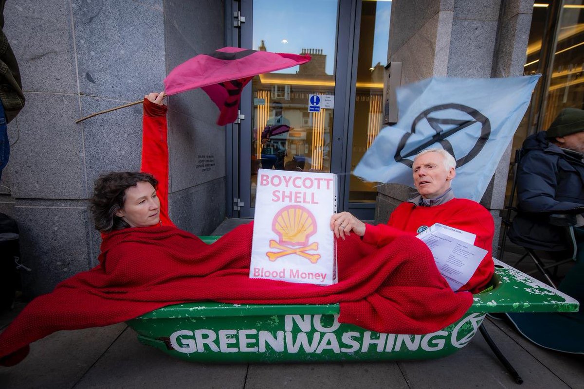 “Living on a croft and being close to the land and weather, I see first-hand the results of the decades of destruction companies like #Shell have caused to our climate.
Climate change is no longer a distant threat, it’s now a reality here in #Scotland” 
energyvoice.com/uncategorized/…