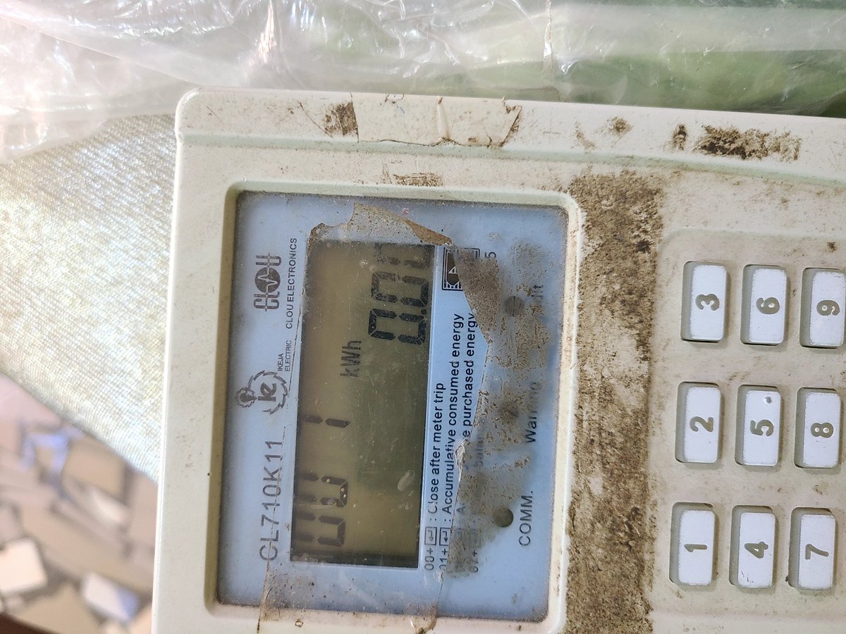 akingbade_v's tweet photo. @ieServe my meter keep showing 0.00, I can't recharge which prevent light from entering my apartment pls assist @IkejaElectric @ieServe https://t.co/nSxnUVlTwO