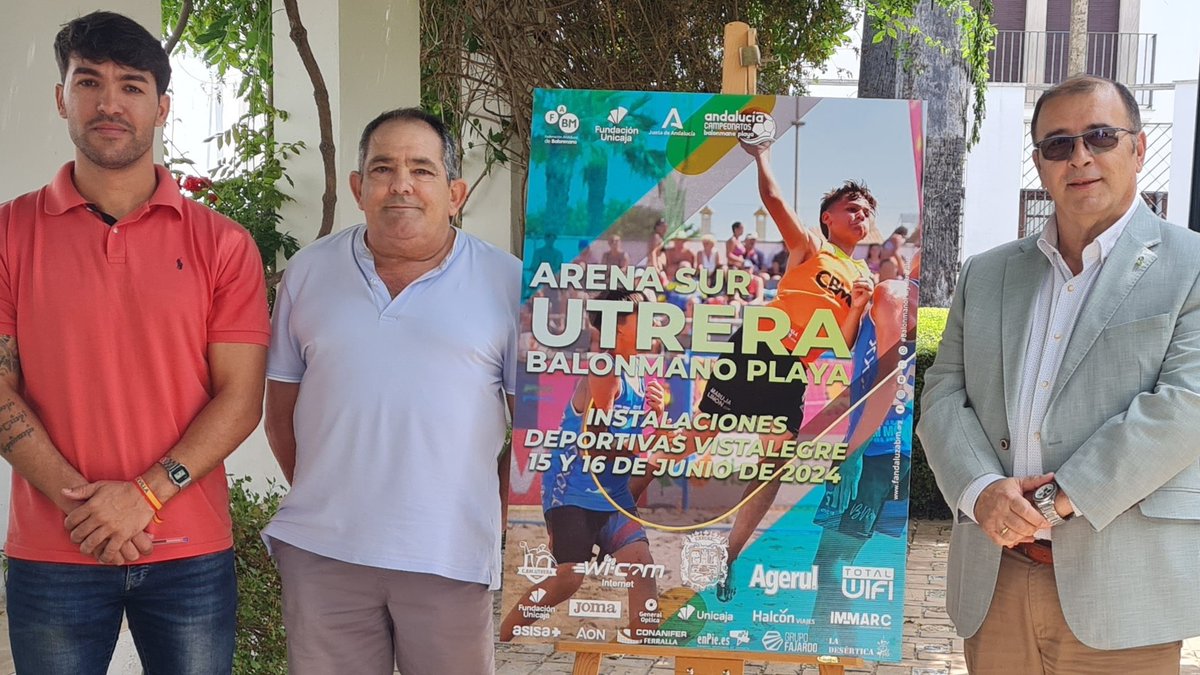 🏐  Este fin de semana, el Campeonato de Balonmano Playa “Arena Sur Utrera”, congregará a cientos de personas en la ciudad.

🗓 El torneo se celebrará los días 15 y 16, con 60 equipos y  unos 115 partidos en los dos días de celebración.

#utrera
#utreradeportiva
#utreraerestu