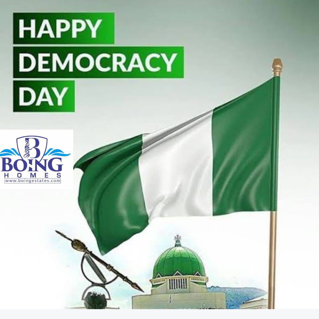 BoingHomes's tweet photo. Happy Democracy Day 🇳🇬

#BoingHomes
#FlorianEstate
#Akure https://t.co/yOe3N6FQ0e
