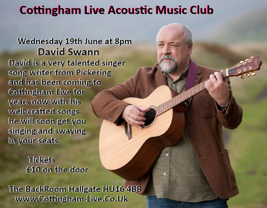 Cottingham Live Acoustic Music Club
39 years of live music in Cottingham