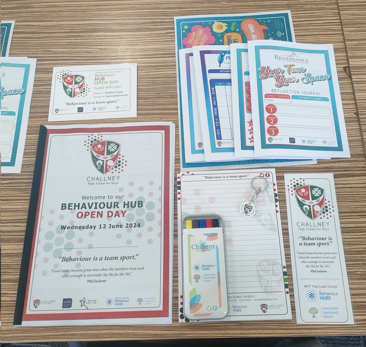 Toni_Gordon_'s tweet photo. Off and running with our final Behaviour Hub Open Day of the academic year at @ChallneyBoys #behaviourhub https://t.co/jMhPiW75Kd