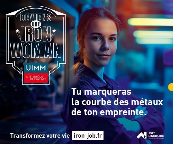 uimm's tweet image. Devenez un IRON MAN / une IRON WOMAN

L’UIMM poursuit sa campagne digitale pour promouvoir les métiers de l’industrie. Après la chaudronnerie, le soudage et la maintenance, zoom sur les métiers de l’usinage essentiels pour la réindustrialisation.

👉 buff.ly/3tVQ3vJ