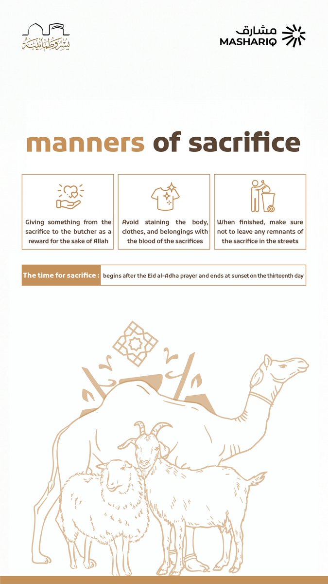 Manners of sacrifice

#Hajj1445 | #Ease_and_Tranquility