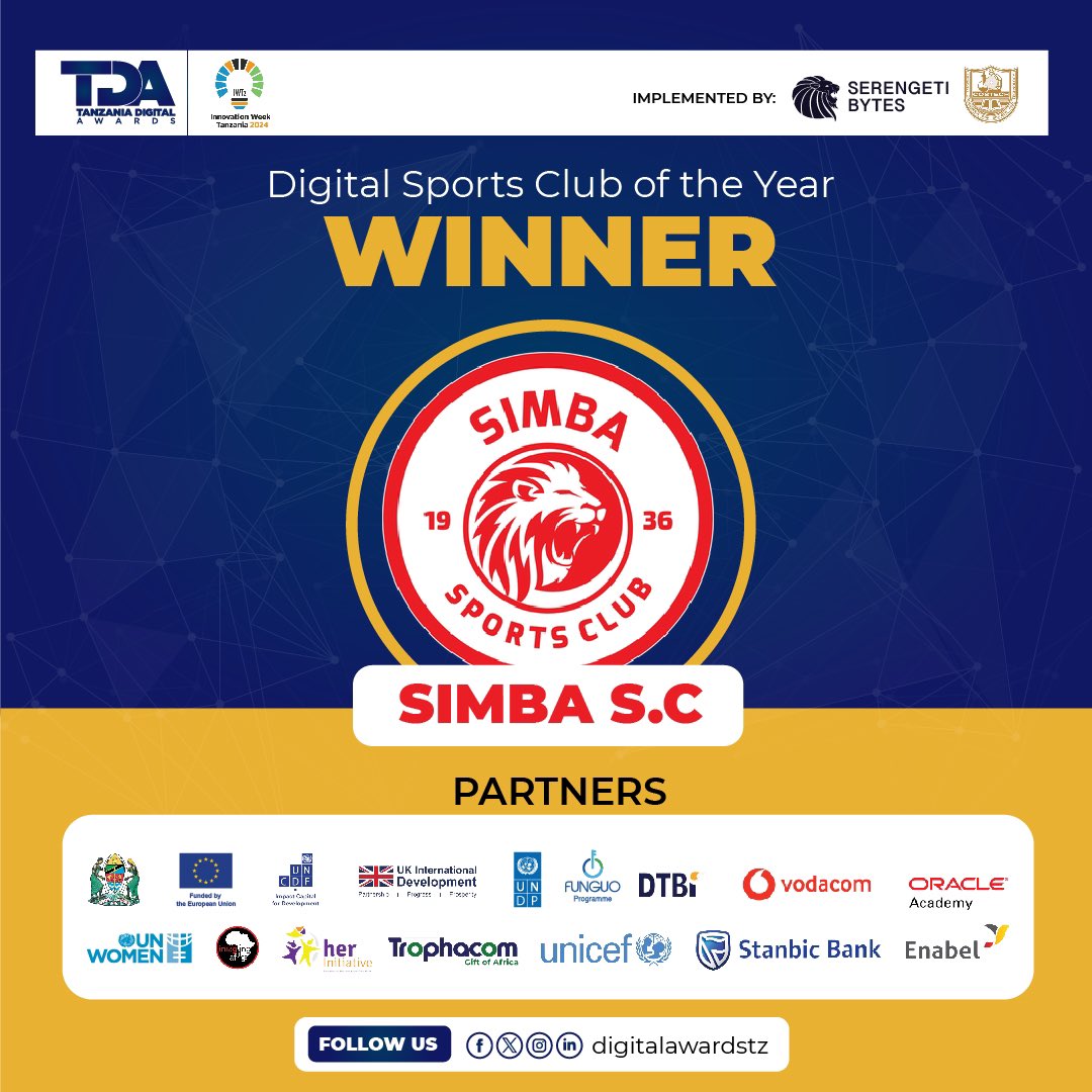 Tanzania Digital Awards tweet media