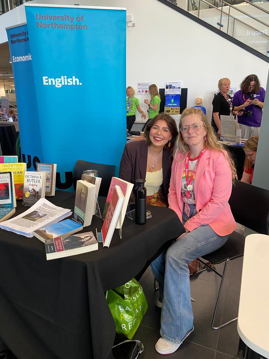 EngNorthants's tweet photo. Interested in English and would like to know more? Why not come and visit us at #STEAMNorthants2024 #UON https://t.co/LaaHLb7Yt3