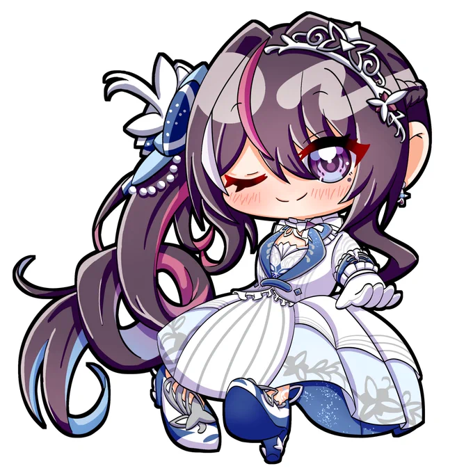 ドレス衣装AZKiちゃん #AZKiART 