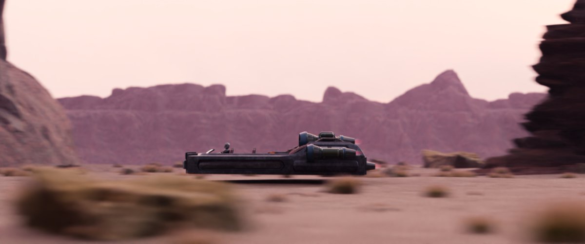 diegolagar's tweet photo. A while ago I was trying to make a scene similar to one I saw in The Mandalorian, I even have a video made of this part.  I need feedback!

Raw or edit?

The Mandalorian. S2, E4: "Chapter 12: The Siege".

#SciFi #Vehicles #Props #Environment #Fanart #3D #Film #b3d #Blender https://t.co/HtsYUlwFva