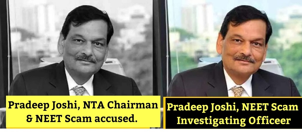 SpiritOfCongres's tweet photo. He is Pradeep Kumar Joshi.

He is the NTA Chairman( National Testing Agency) He is in charge of conducting the NEET exam.

He is also an accused in the NEET Scam.

But now the Modi govt has appointed him as the Investigating Officer for NEET Scam.

#NEET_Scam https://t.co/CbtwqcWTnK