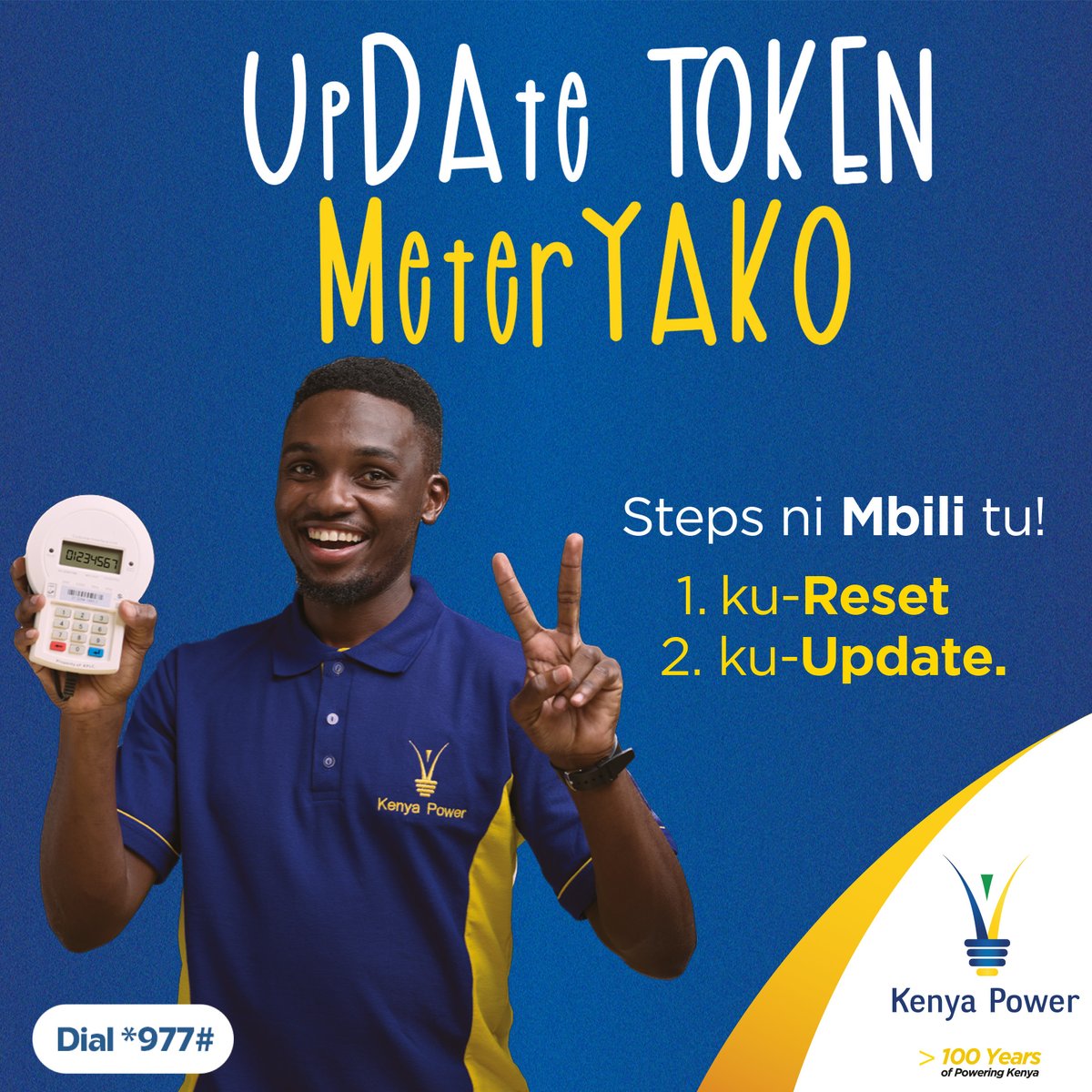 KenyaPower_Care's tweet photo. #UsiachweGizani
#UpdateTokenMeterYako https://t.co/iWiB0TLbul