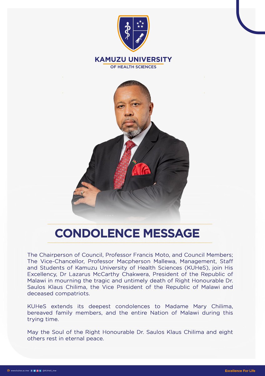 Kamuzu University of Health Sciences tweet media