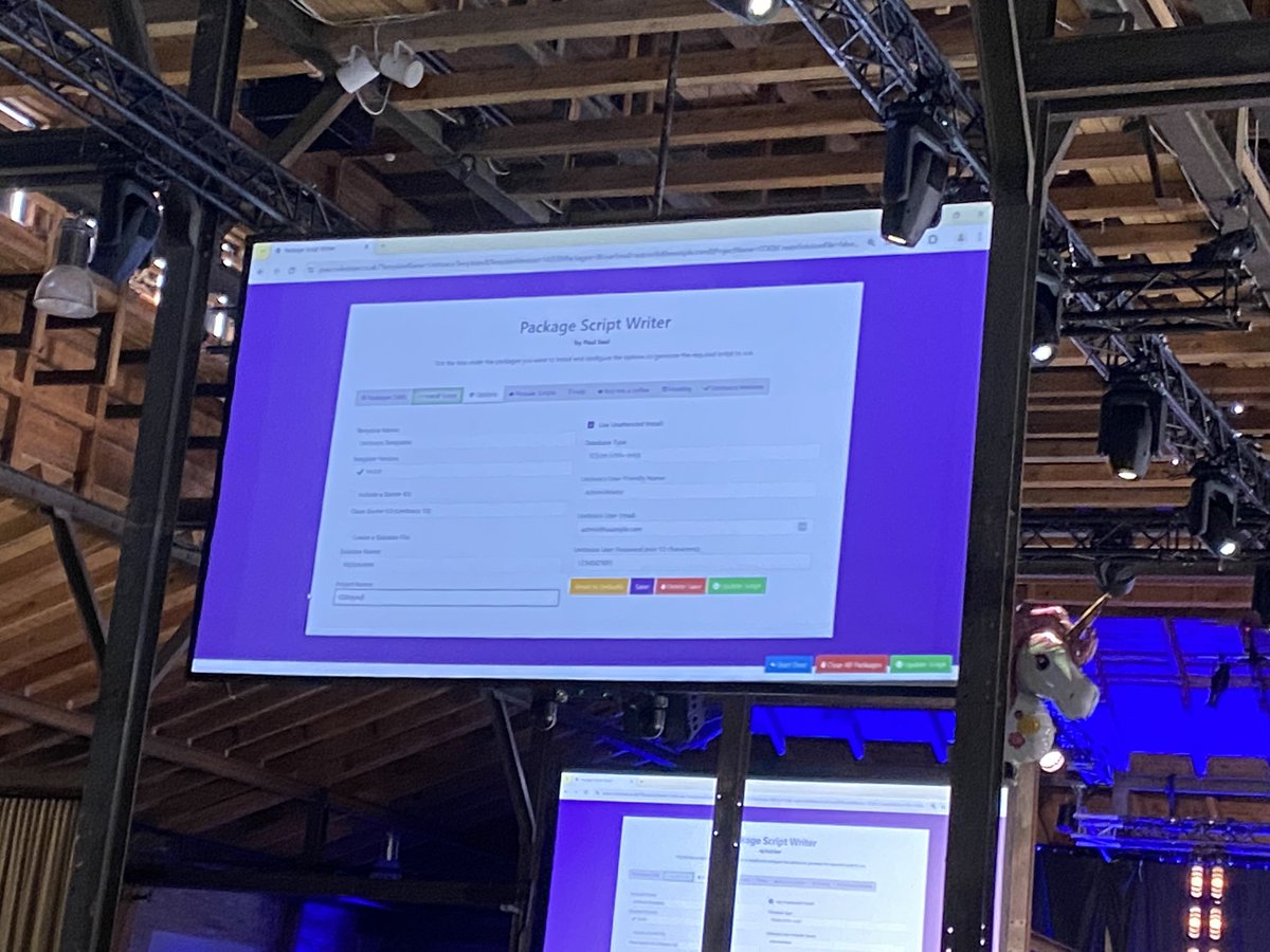 CodeSharePaul's tweet photo. It’s so cool to see something I made, with help from the Umbraco community, getting used in a demo in the keynote. 

#umbraco #codegarden https://t.co/OKm7e5gJ1C