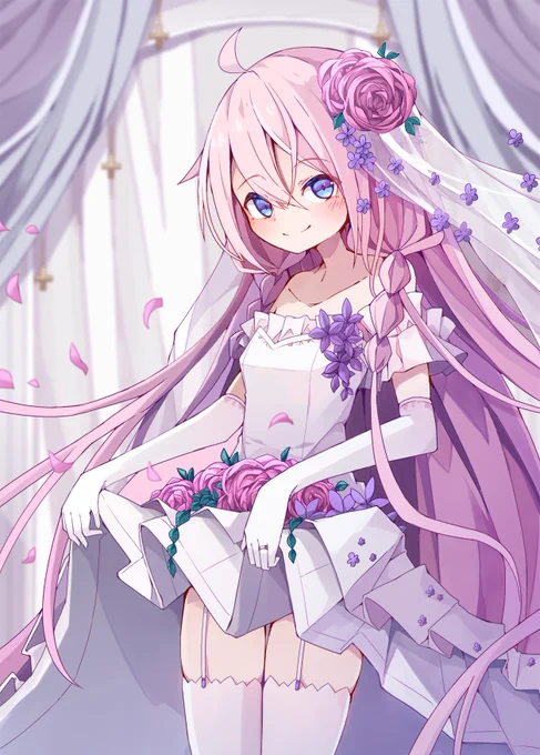 ウェディング合同で寄稿させていただいたIAちゃんです#IA_ARIA_ON_THE_PLANETES 