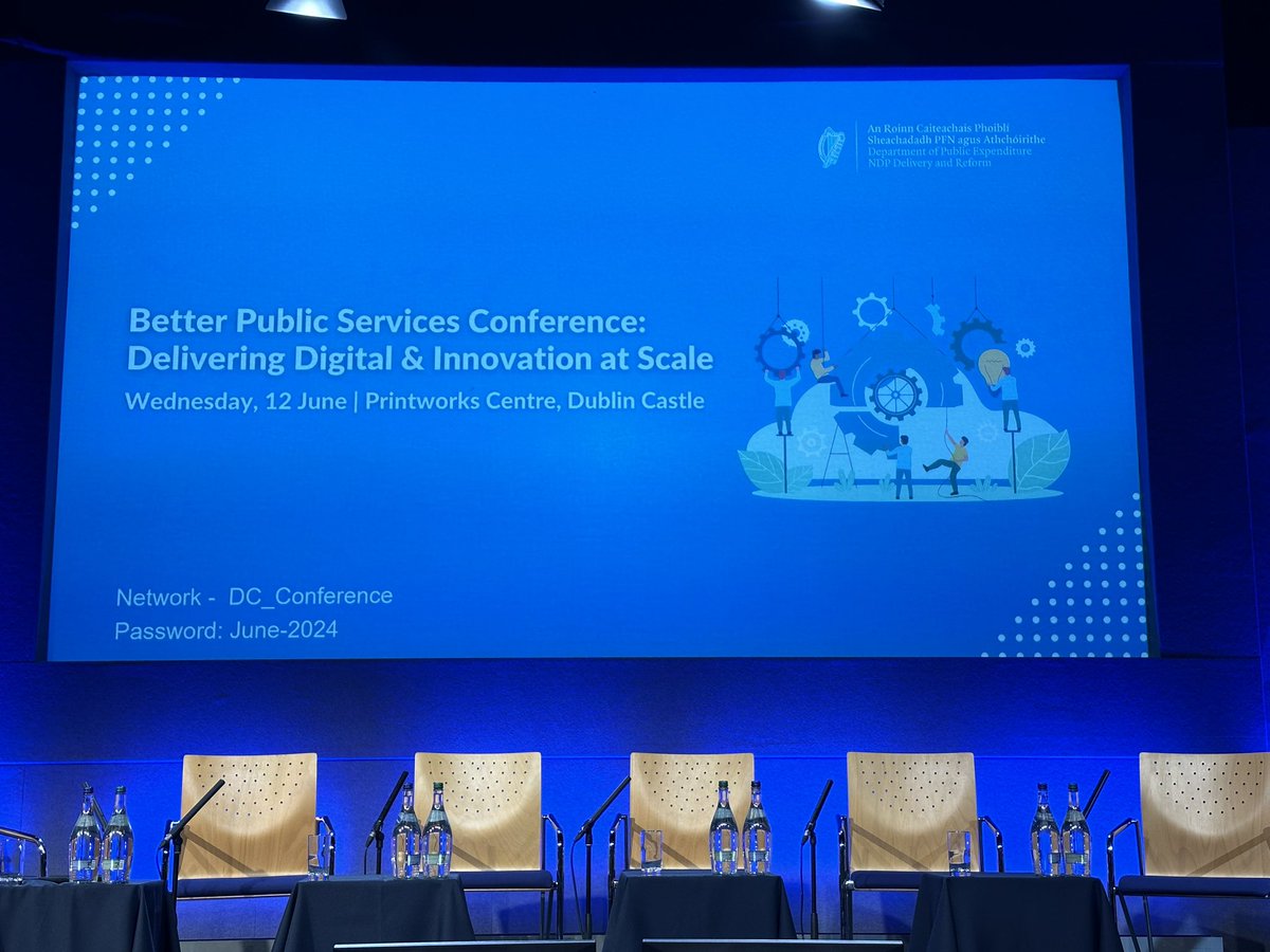 Dept of Public Expenditure NDP Delivery & Reform (@irldeptper) on Twitter photo Minister <a href="/Paschald/">Paschal Donohoe</a> opening the @BPS_Ireland Delivering Digital & Innovation at Scale conference in <a href="/dublincastleOPW/">Dublin Castle</a> now
#betterpublicservices Minister <a href="/Paschald/">Paschal Donohoe</a> opening the @BPS_Ireland Delivering Digital & Innovation at Scale conference in <a href="/dublincastleOPW/">Dublin Castle</a> now
#betterpublicservices