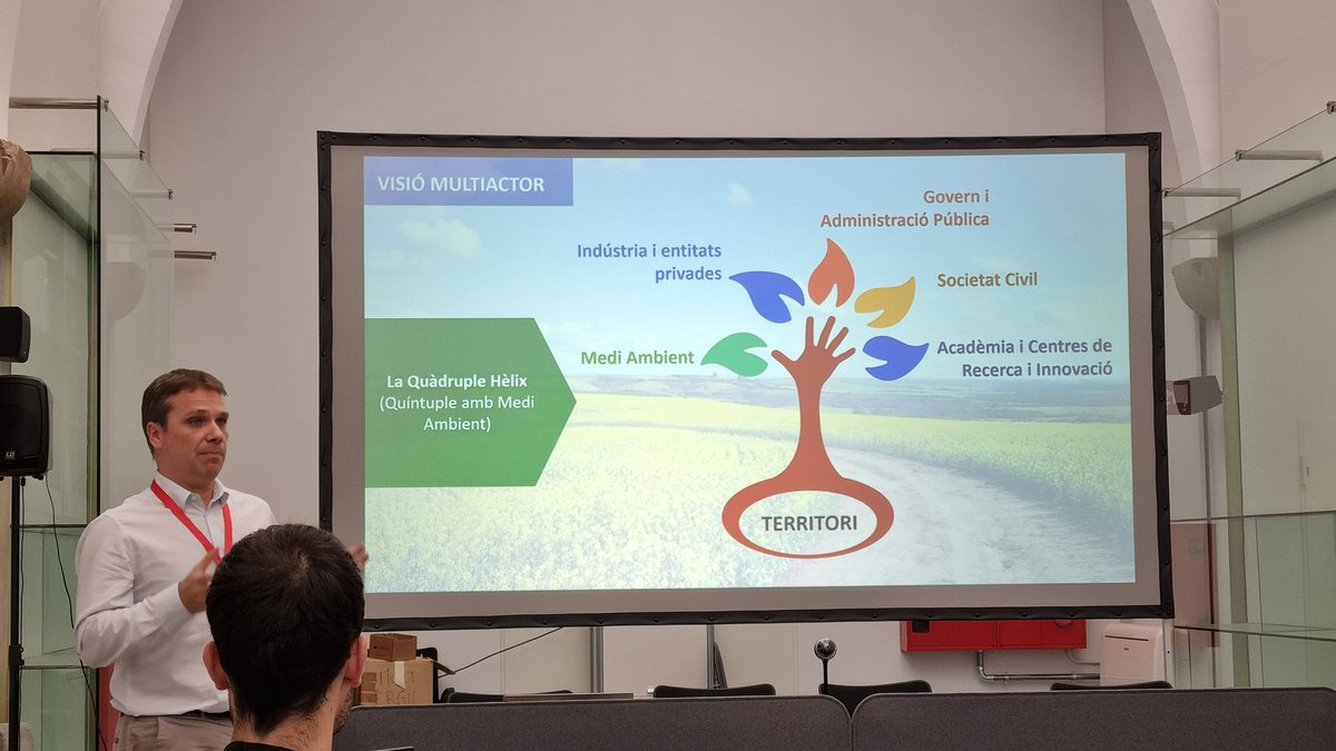 BetDachs's tweet photo. 🌟 De tant en tant em permeto el luxe d'anar a escoltar una presentació de @SergioPonsa, per ampliar coneixement i compartir la #visió del @BETA_TechCenter
🔝I no puc estar més d'acord amb ell quan afegeix el #mediambient🌿 i el #TERRITORI a la quàdruple hèlix👌 #monlocal @diba https://t.co/8DUqPi5btj