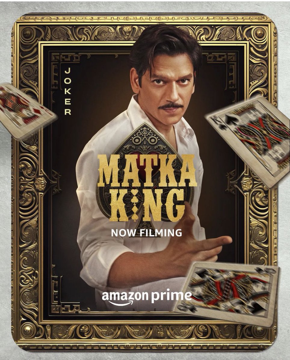 It’s been such a pleasure bringing this one to life working with #NagrajManjule and <a href="/abhay_koranne/">Abhay Koranne</a> and partnering with #SidRoyKapur! And what a stellar cast led by <a href="/MrVijayVarma/">Vijay Varma</a> and <a href="/Kritika_Kamra/">Kritika Kamra</a> 🔥 
#NowFilming #MatkaKing