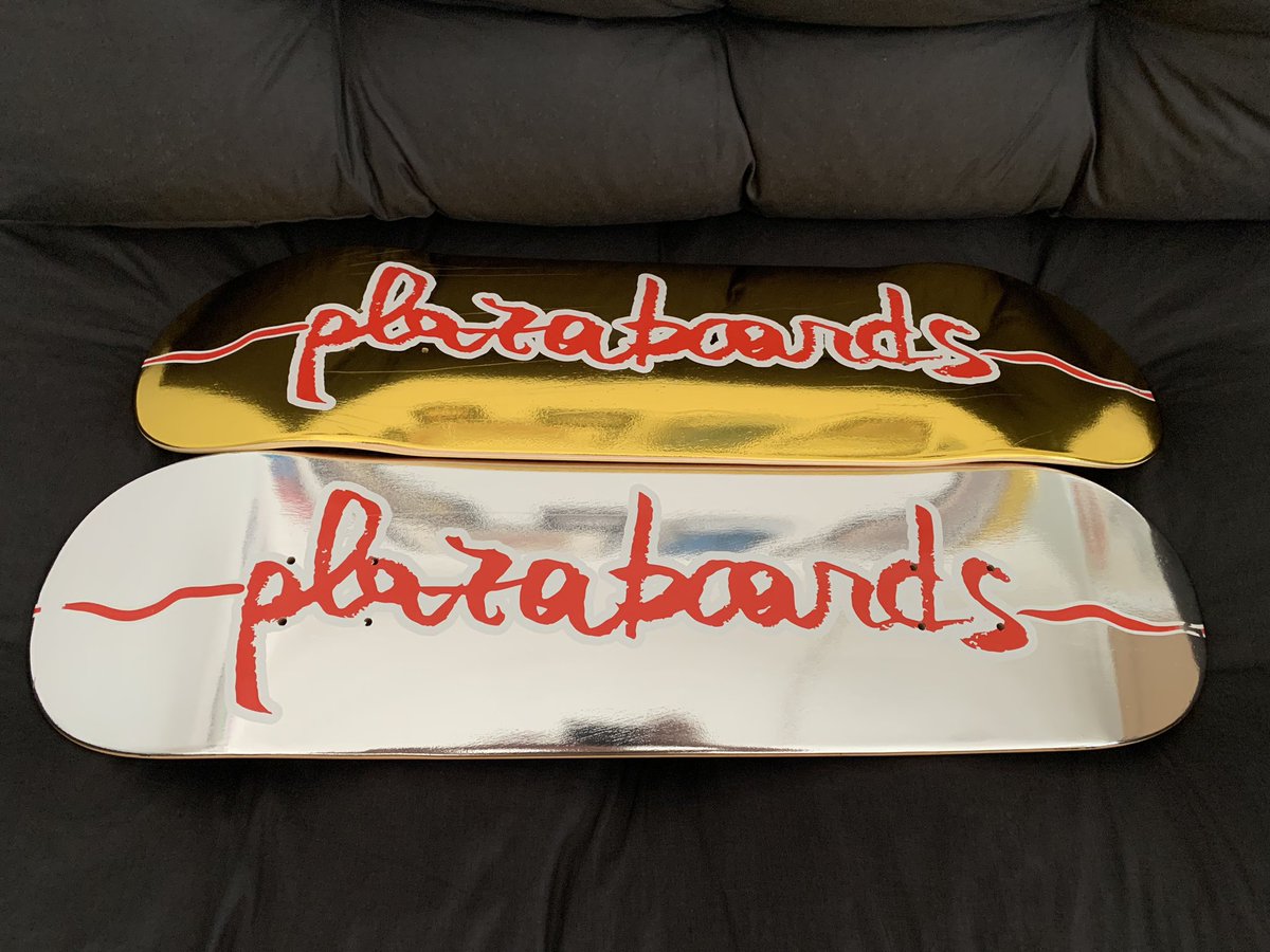 PlazaBoards's tweet photo. Gold or silver? 
#plazaboards https://t.co/IIP1ExL8Of