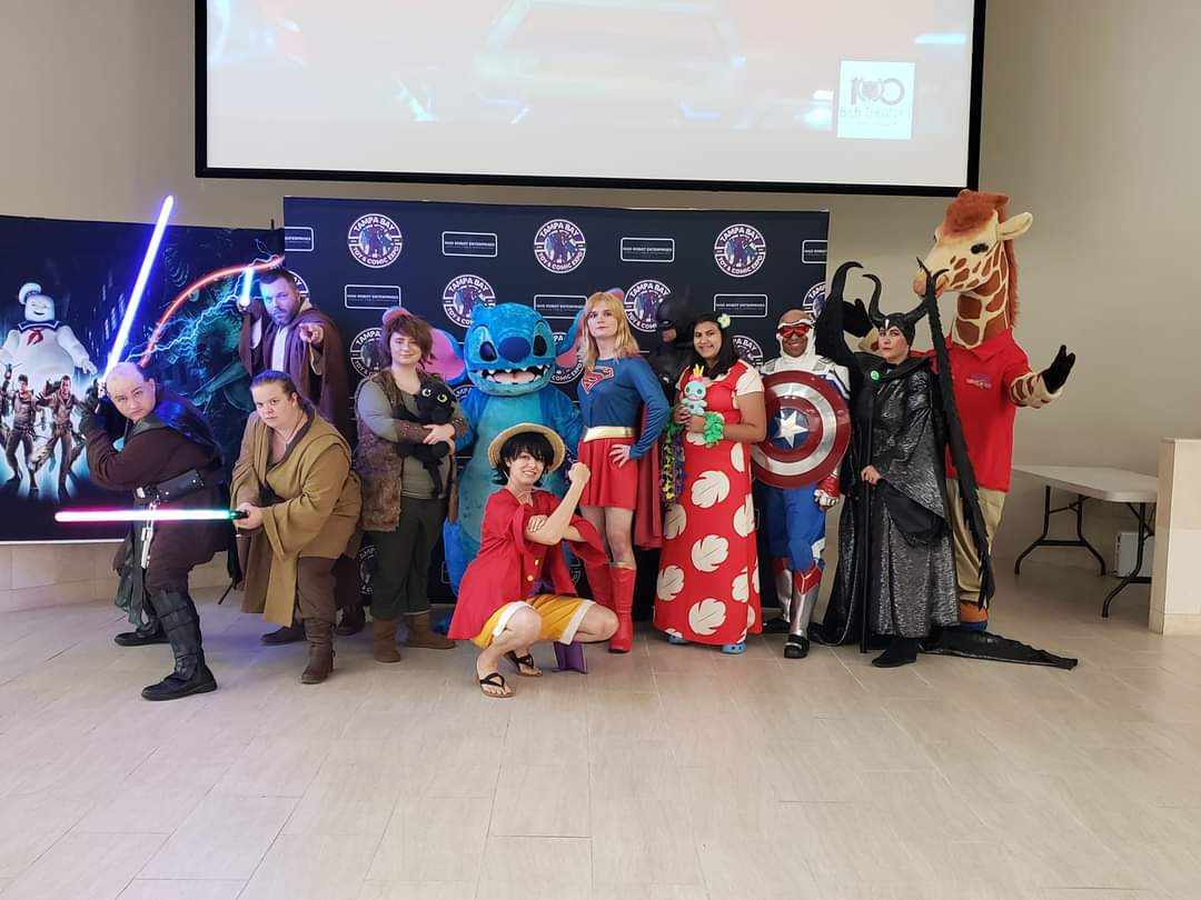 Geoffrey was out to volunteer with the Costumers with a Cause to raise money for the Ali Spears Foundation. We were at the Tampa Bay Toy &amp; Comic Expo. This was on Saturday, June 8th.