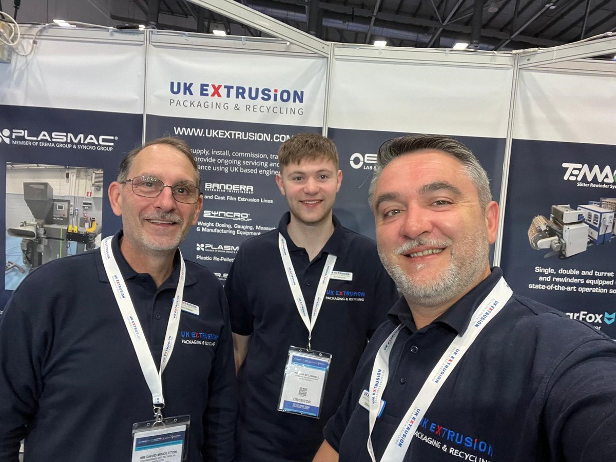 The team is ready to greet you at #PlasticsLive24 Coventry Arena today/tomorrow. Stand J22. 
See the Eurexma MicroEx Cast lab line in action. We also have the laser filters from Gaudenzi. These are compatible with Erema and Fimic #recycling machines. 
#ukextrusion