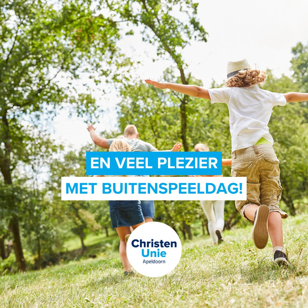 Een spannende dag, dus goed om vandaag ook lekker naar buiten te gaan! 🛝