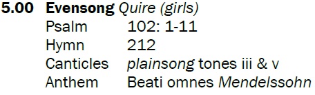 Evensong today at 5pm is sung by the Cathedral Girls Choir and includes a beautiful anthem by #FelixMendelssohn. All are welcome to attend.