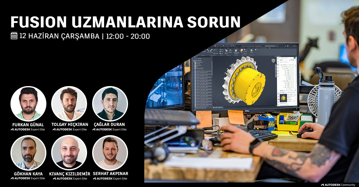Fusion ile ilgili sorularınızı paylaşın, teknik uzmanlardan çözüm önerileri alın! Detaylı bilgi için bit.ly/3wBaMpY #fusion