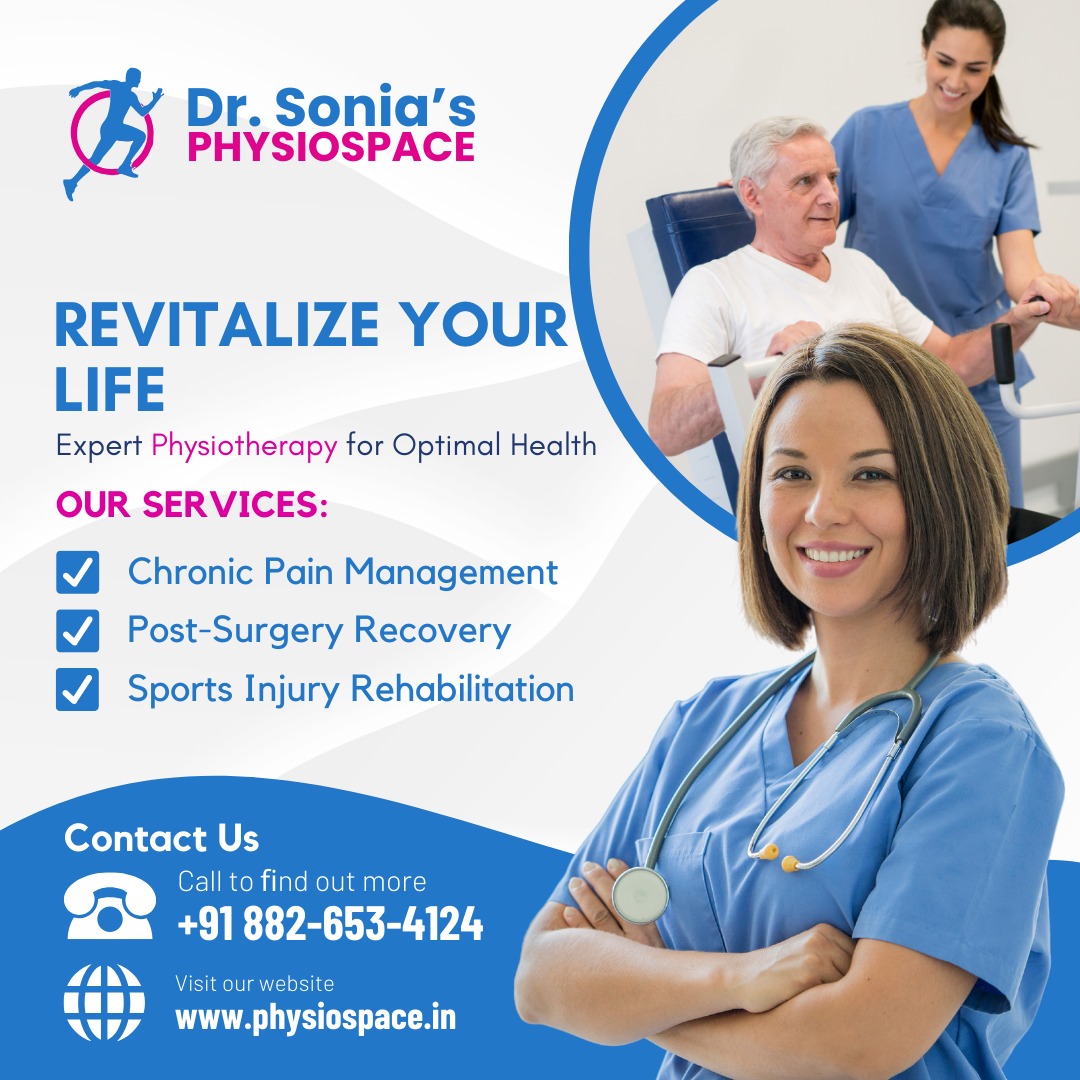 drsphysiospace's tweet photo. 🌟Revitalize Your Life : Expert Physiotherapy for Optimal Health💪
🚀 Explore our specialized services :
🩹 Chronic Pain Management
🛌 Post-Surgery Recovery
🏃‍♂️ Sports Injury Rehabilitation

#Physiotherapy #Physiospace #Wel
🌐https://t.co/e2A6njFRCx
📞+91 882-653-4124 https://t.co/pNPLISqQsd