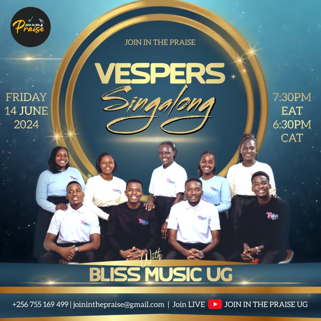 🎵Tune in live this Friday, let’s worship together in hymns and songs of praise..🥳