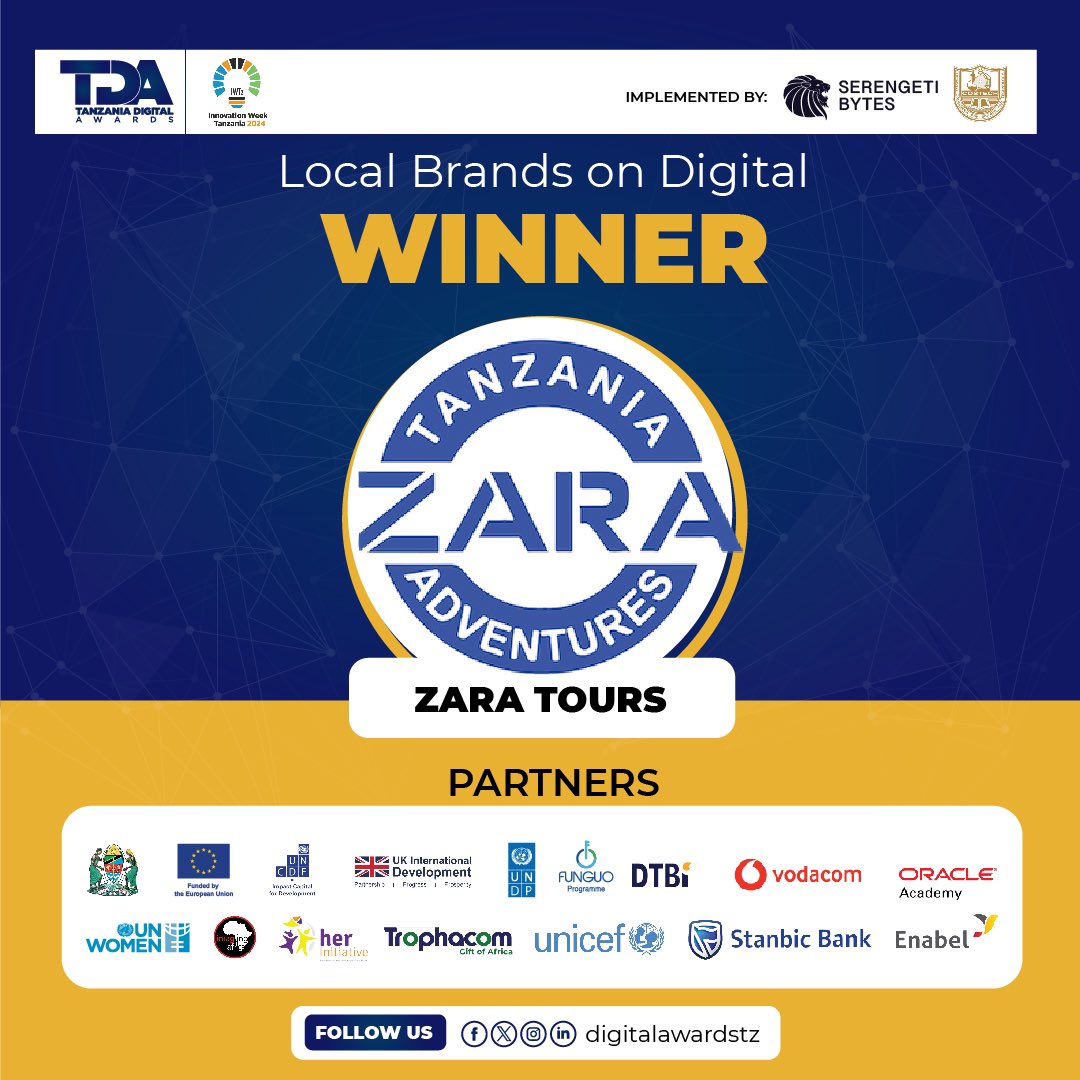 Tanzania Digital Awards tweet media