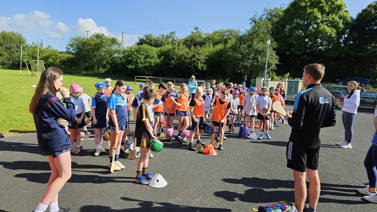 Scoil Seanáin Naofa, Clonlara (@clonlarans) on Twitter photo A beautiful morning for camogie/hurling! Thanks to <a href="/CLAREGDALiam/">Liam O Grady</a> for facilitating a fun, non-competative blitz for our 3rd/4th pupils. We are having great fun! <a href="/GaaClare/">Clare Gaa</a> <a href="/OfficialTruagh/">Truagh Clonlara Camogie</a> <a href="/clonlaragaaclub/">clonlaragaaclub</a> A beautiful morning for camogie/hurling! Thanks to <a href="/CLAREGDALiam/">Liam O Grady</a> for facilitating a fun, non-competative blitz for our 3rd/4th pupils. We are having great fun! <a href="/GaaClare/">Clare Gaa</a> <a href="/OfficialTruagh/">Truagh Clonlara Camogie</a> <a href="/clonlaragaaclub/">clonlaragaaclub</a>