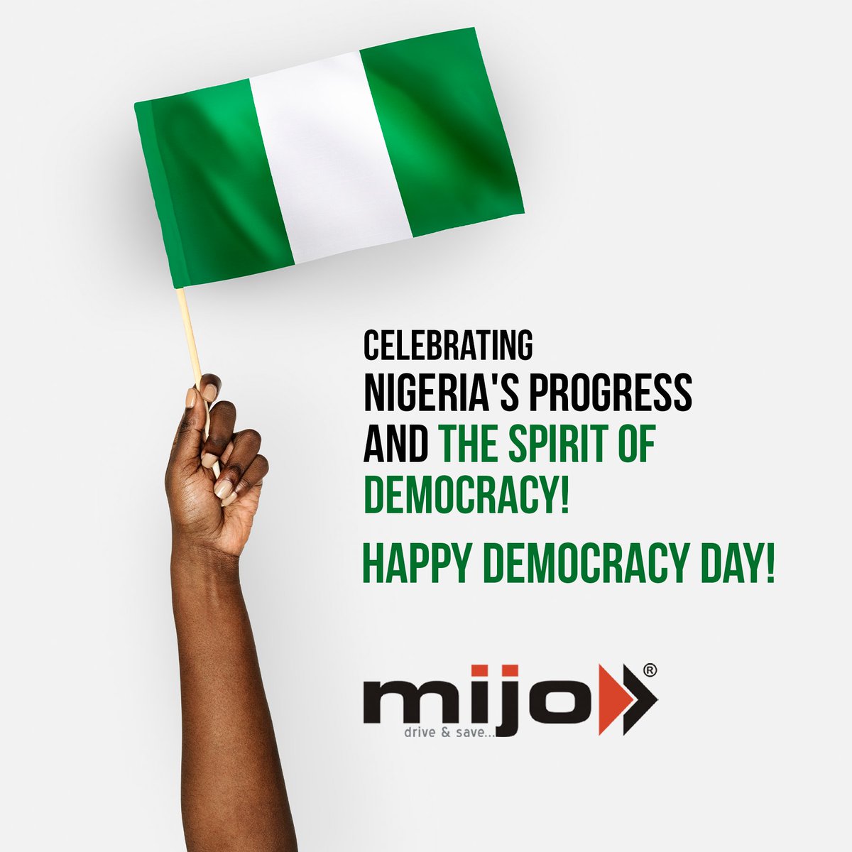 AutoMijo's tweet photo. Celebrating Nigeria's progress and the spirit of democracy! Together, we build a brighter future for all. Happy Democracy Day!
#NigeriaDemocracyDay #ProgressAndUnity #CNG #CNGkit #CNGNigeria #CNGRevolution #GreenNigeria #MIJO #Fixit45 #MijoAfrica #PCNGi #NNPC #MIJOAfrica. https://t.co/MbcoPMwoTs