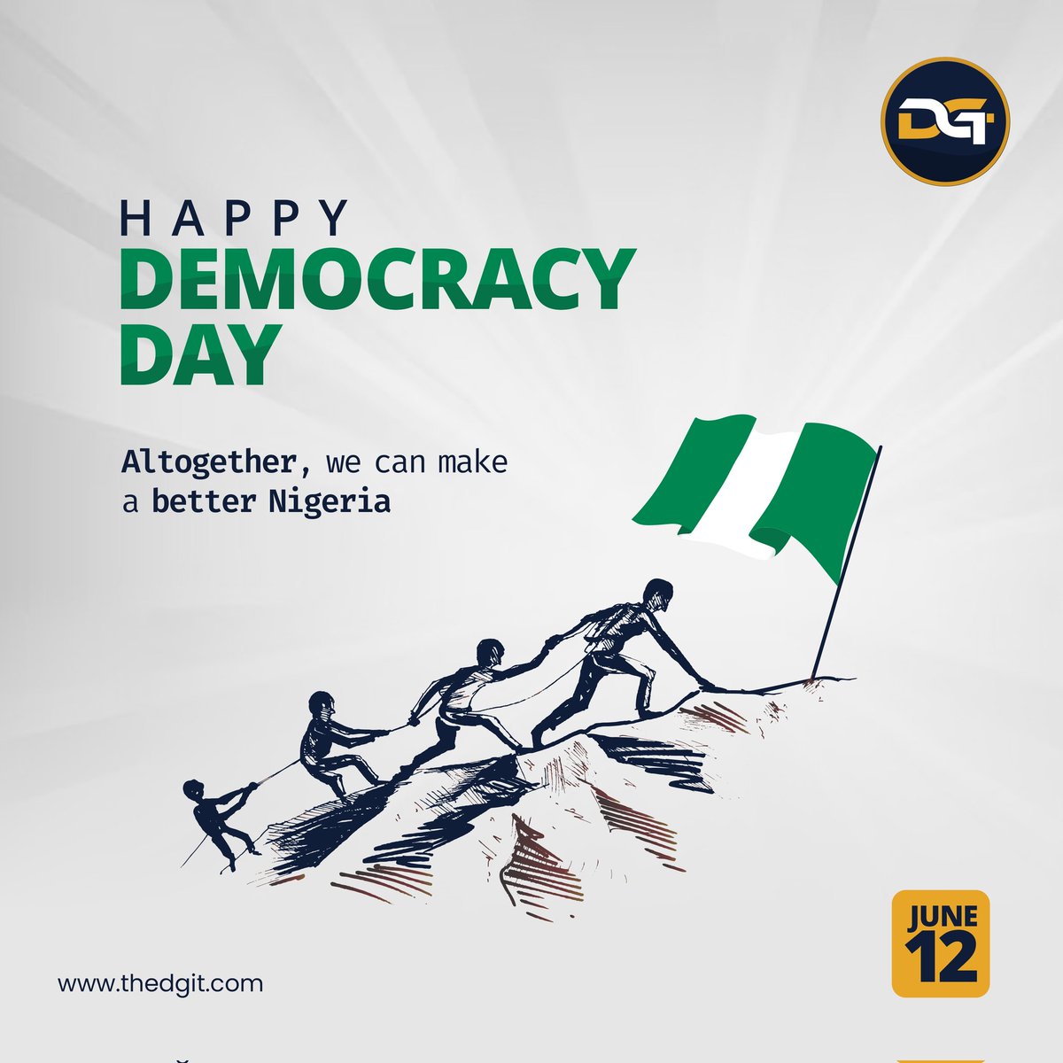 thedgitglobal's tweet photo. <1999 to 2024>

25 years after, we have remained strong because we have remained together.

Just as a single line of code cannot create a functional program, we need each other on the journey to make a better Nigeria. https://t.co/zD2Z1pGBKt